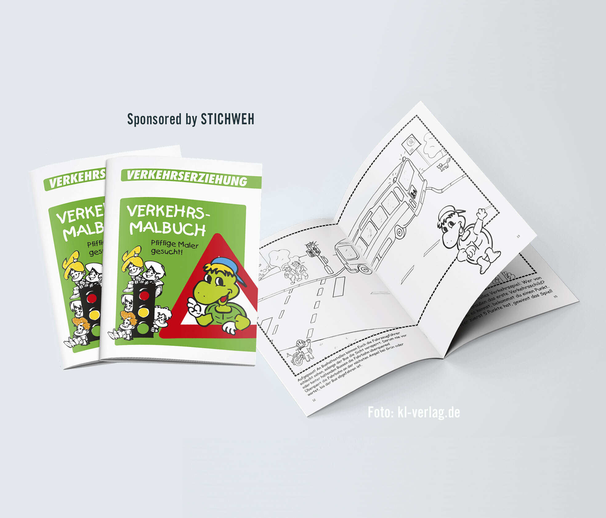 Malbuch für Kinder, gesponsored von STICHWEH